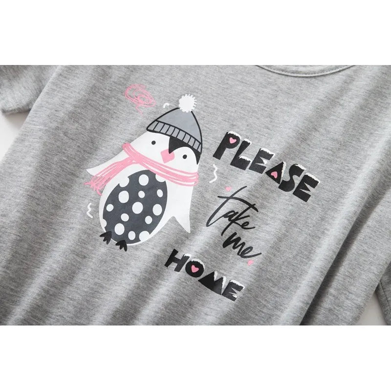 Summer Women Casual Loose Pajama Sets Ladies Soft Cotton Sleepwear Suit Women's Pijama Mujer Grande Oversize Home Clothes