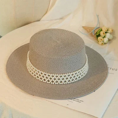 New Elegant Women's Summer Straw Hat Fashion Derby Beach Sun Hats Holiday Panama Hats Chapeu Feminino