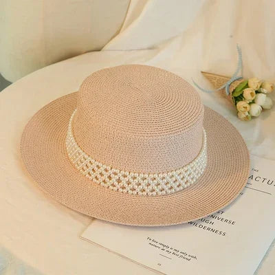 New Elegant Women's Summer Straw Hat Fashion Derby Beach Sun Hats Holiday Panama Hats Chapeu Feminino