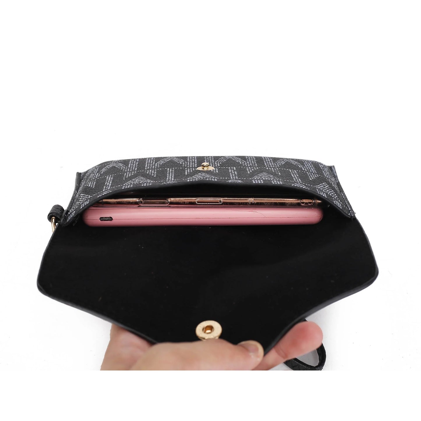 Arya Women'S Tote Bag, Wristlet Pouch Purse, Vegan Leather Handbag 4Pcs Set by Mia K - Fuchsia